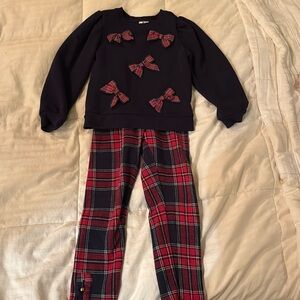 Janie and Jack Navy and Red Kids Matching Set